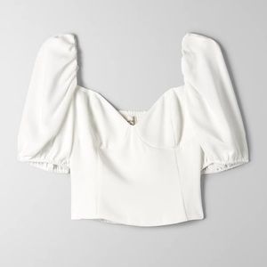 NWT Aritzia Wilfred Novella Short Sleeve Top